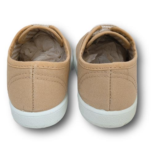 Vulpeques Zapatilla Lona Niña 101-PCV ARENA CORDONETS - Imagen 4