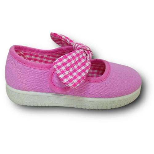 Vulpeques Merceditas Lona Niña 104-LV FUXIA CORDONETS - Imagen 2