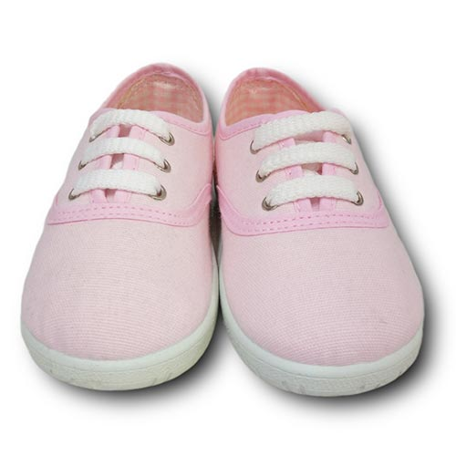 Vulpeques Zapatilla Lona Niña 101-PCV ROSA CORDONETS - Imagen 3