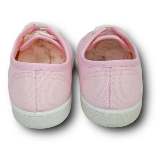 Vulpeques Zapatilla Lona Niña 101-PCV ROSA CORDONETS - Imagen 4