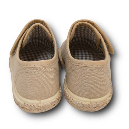 Vulpeques Zapatilla Lino Niño 1032-PBT ARENA CORDONETS - Imagen 4