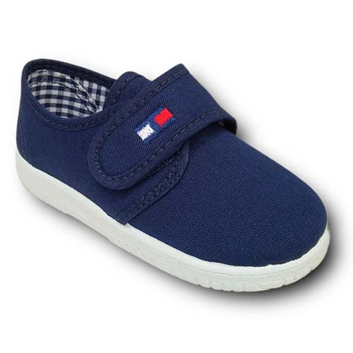 Vulpeques Zapatilla Lona Niño 132-PBT MARINO CORDONETS