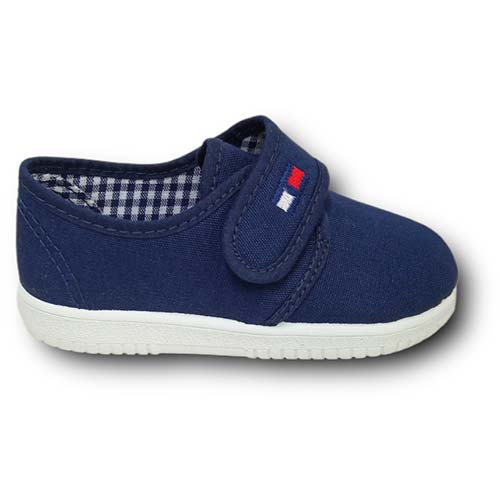 Vulpeques Zapatilla Lona Niño 132-PBT MARINO CORDONETS - Imagen 2