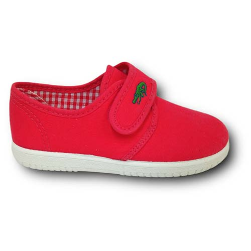 Vulpeques Zapatilla Lona Niño 134 ROJO CORDONETS - Imagen 2