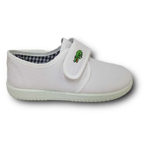 Vulpeques Zapatilla Lonas NIño 134 BLANCO CORDONETS - Imagen 2