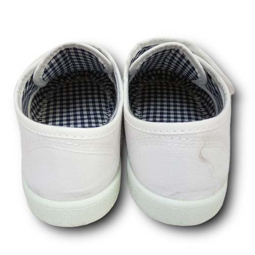 Vulpeques Zapatilla Lonas NIño 134 BLANCO CORDONETS - Imagen 4