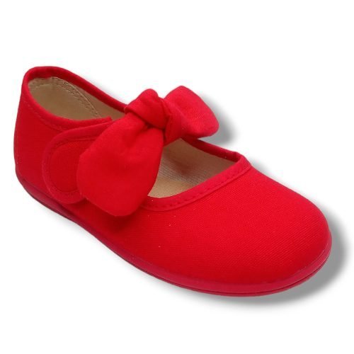 Vulpeques Merceditas Lona Niña 204-P ROJO CORDONETS