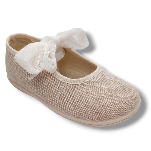 Vulpeques Merceditas Lino Niña 241-LC CRUDO CORDONETS
