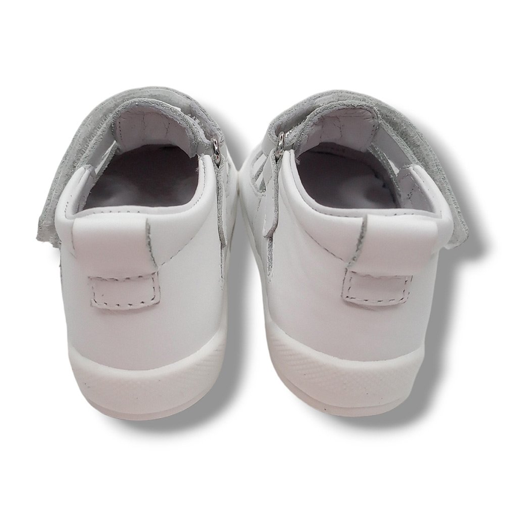 Blanditos by Crio's Sandalia Cerrada Barefoot MAR BLANCO24 Niño CORDONETS - Imagen 5