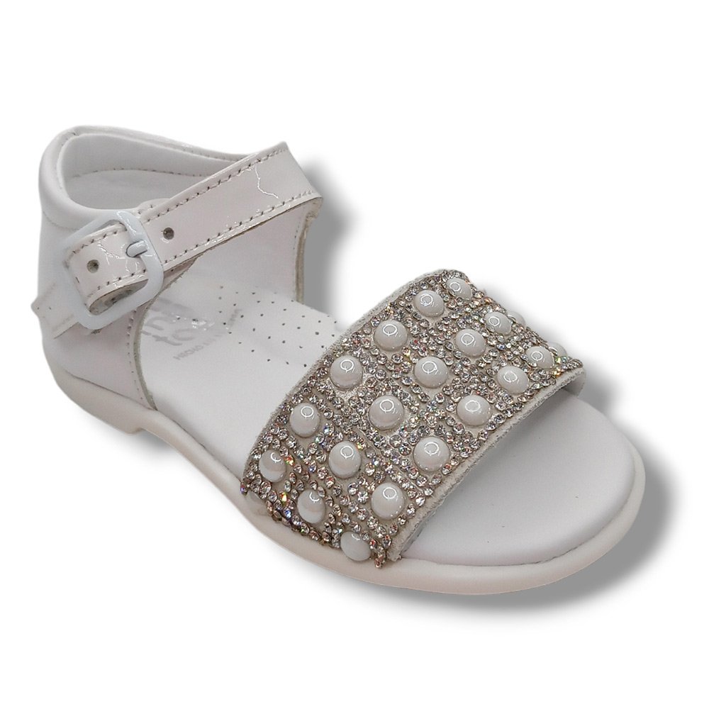 Ohmytoe Sandalia Abierta 5838 CHAROL BLANCO CORDONETS