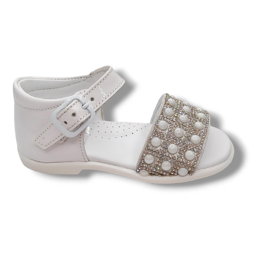 Ohmytoe Sandalia Abierta 5838 CHAROL BLANCO CORDONETS - Imagen 2