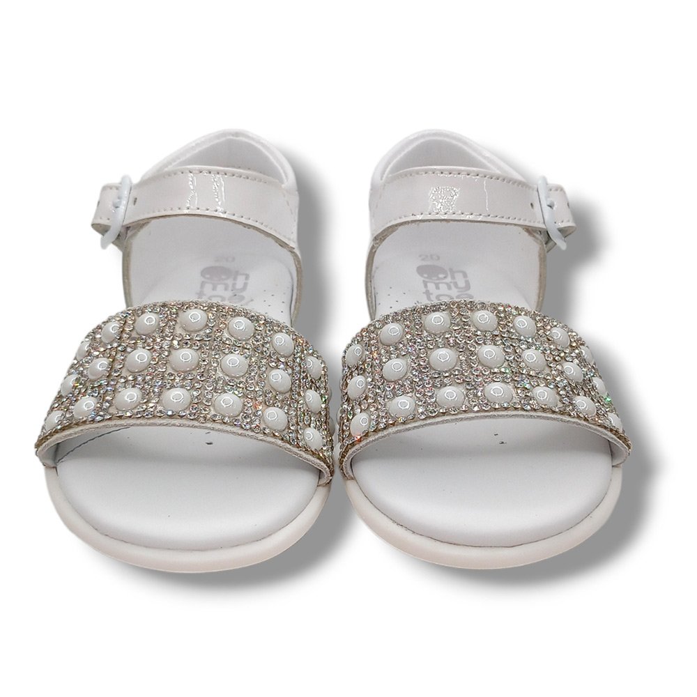 Ohmytoe Sandalia Abierta 5838 CHAROL BLANCO CORDONETS - Imagen 4