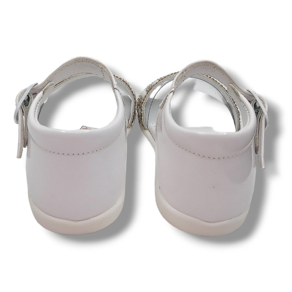 Ohmytoe Sandalia Abierta 5838 CHAROL BLANCO CORDONETS - Imagen 5