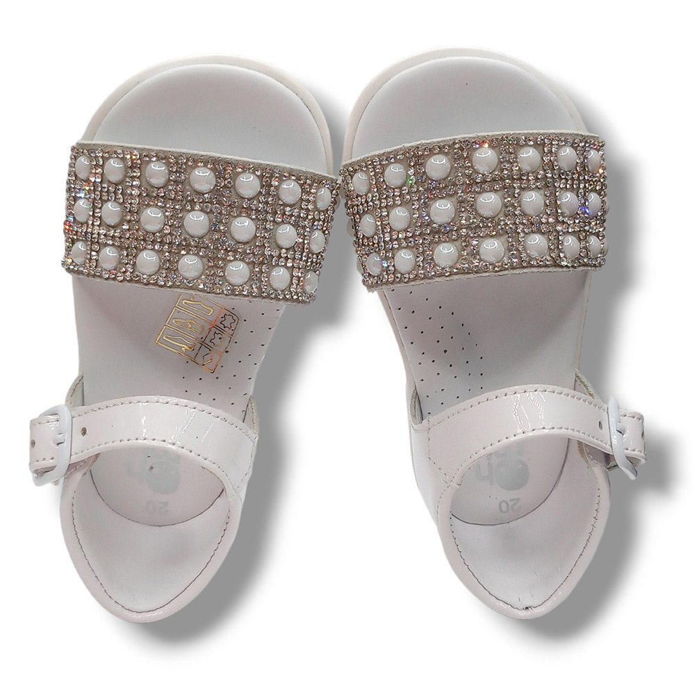 Ohmytoe Sandalia Abierta 5838 CHAROL BLANCO CORDONETS - Imagen 6