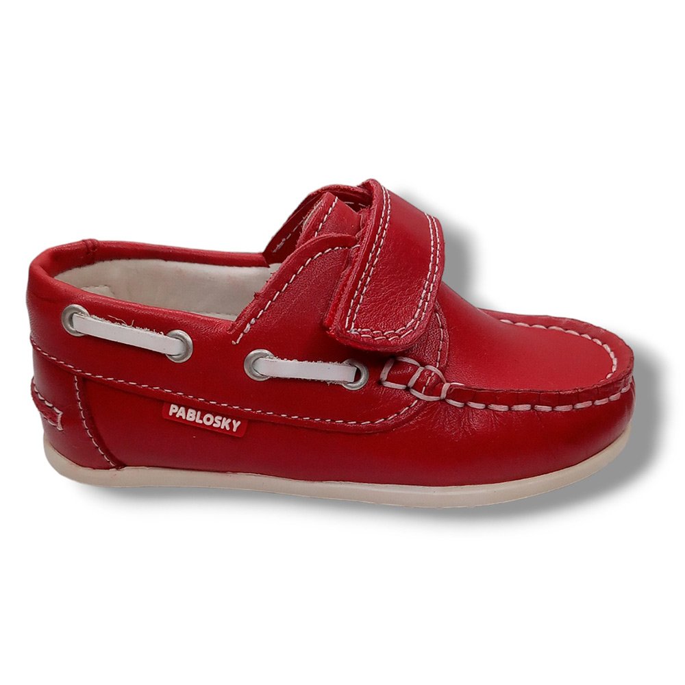 Pablosky Zapato Nautico Niño 104160 ROJO CORDONETS - Imagen 2