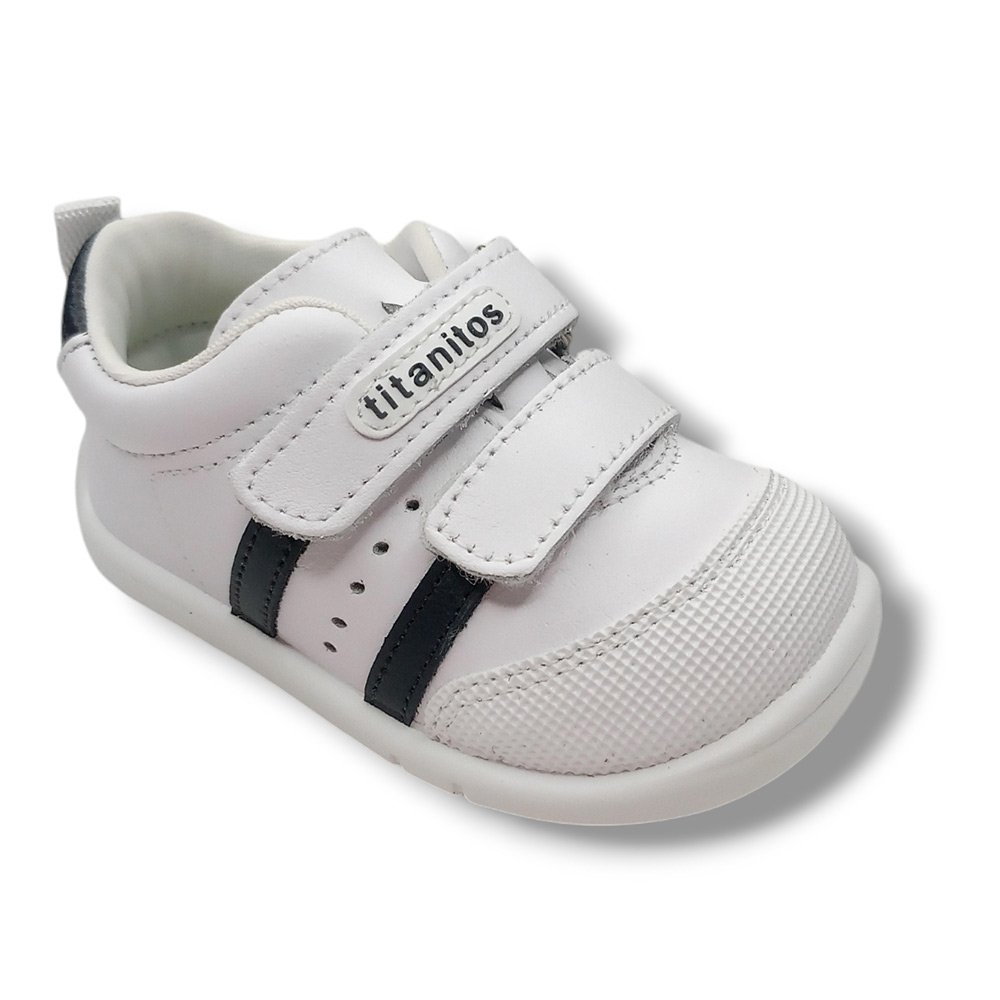 Titanitos Deportivas Niño B500 AMANCIO BLANCO NAVY CORDONETS