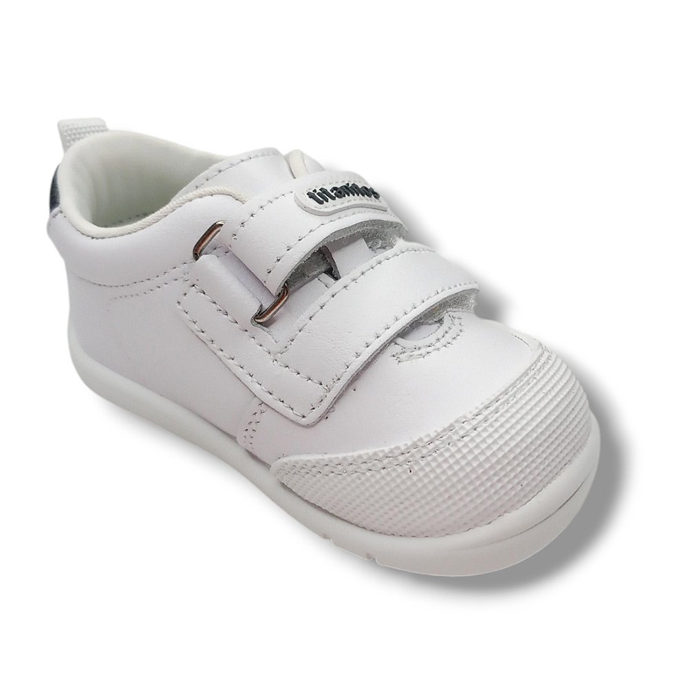 Titanitos Deportivas Niño B500 AMANCIO BLANCO NAVY CORDONETS - Imagen 3