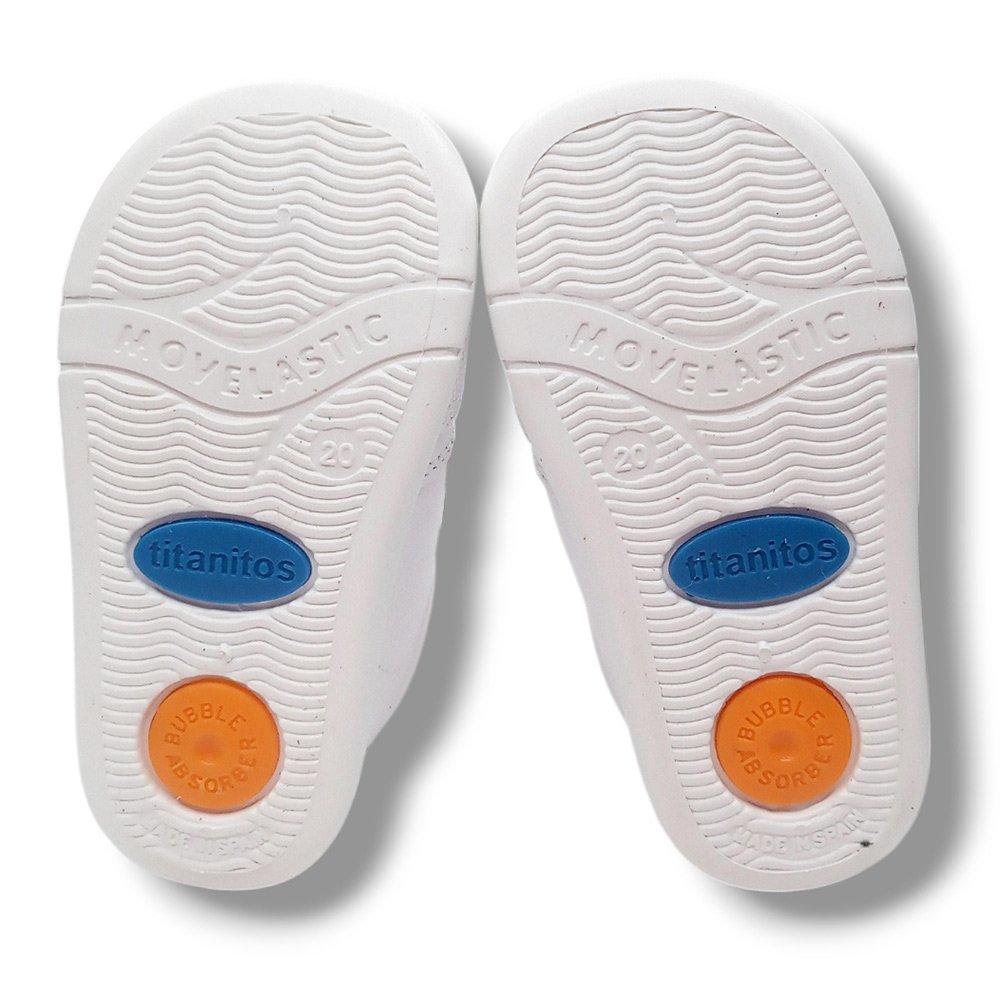 Titanitos Deportivas Niño B500 AMANCIO BLANCO NAVY CORDONETS - Imagen 7