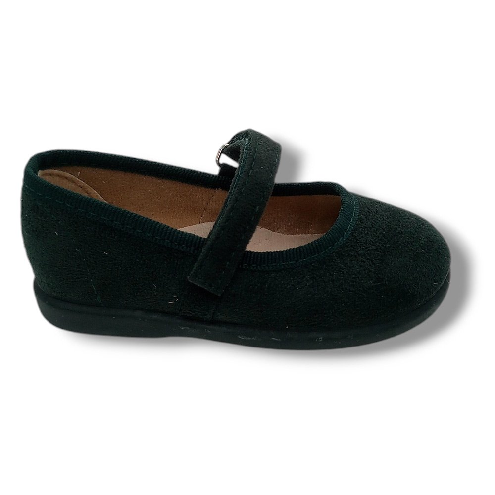 Batilas Merceditas Serratex Vulnanes Niña 160 VERDE BOTELLA CORDONETS - Imagen 2