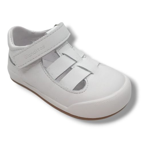 Blanditos by Crio’s Sandalia Cerrada Barefoot OCEANO BLCO25V Niño CORDONETS