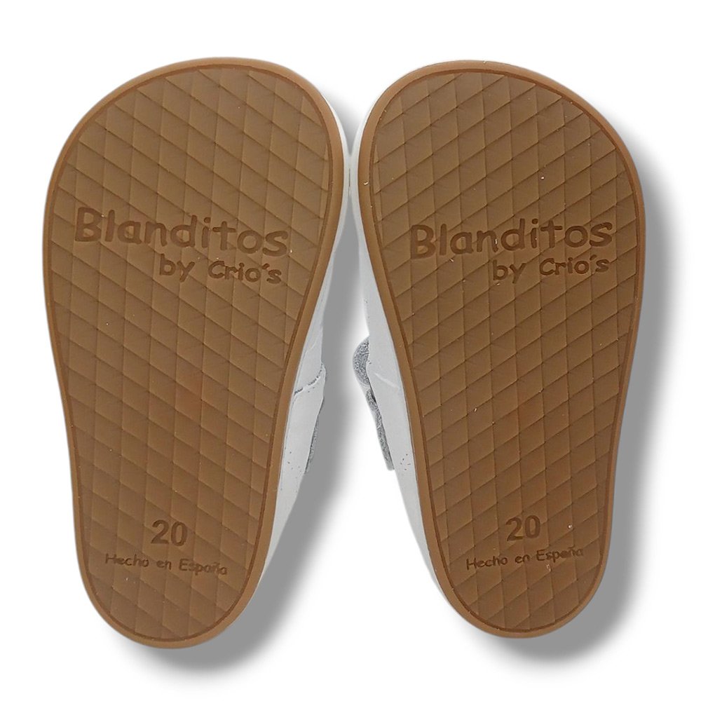 Blanditos by Crio's Sandalia Cerrada Barefoot OCEANO BLCO25V Niño CORDONETS - Imagen 7