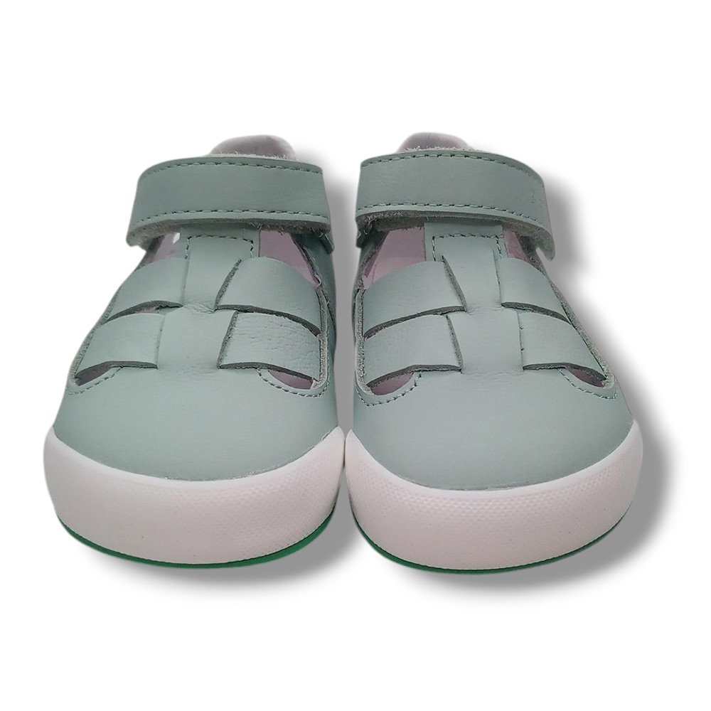 Blanditos by Crio's Sandalia Cerrada Barefoot OCEANO VERDE25V Niño CORDONETS - Imagen 4
