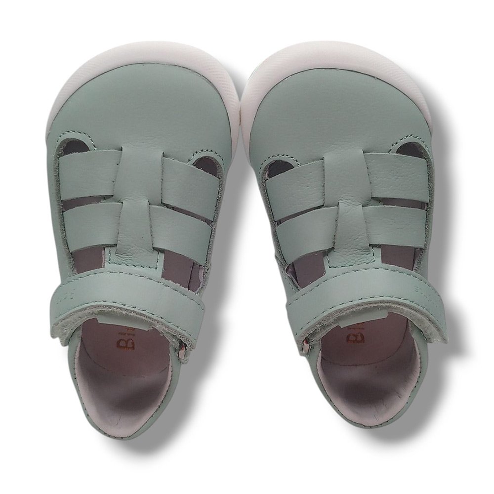 Blanditos by Crio's Sandalia Cerrada Barefoot OCEANO VERDE25V Niño CORDONETS - Imagen 6