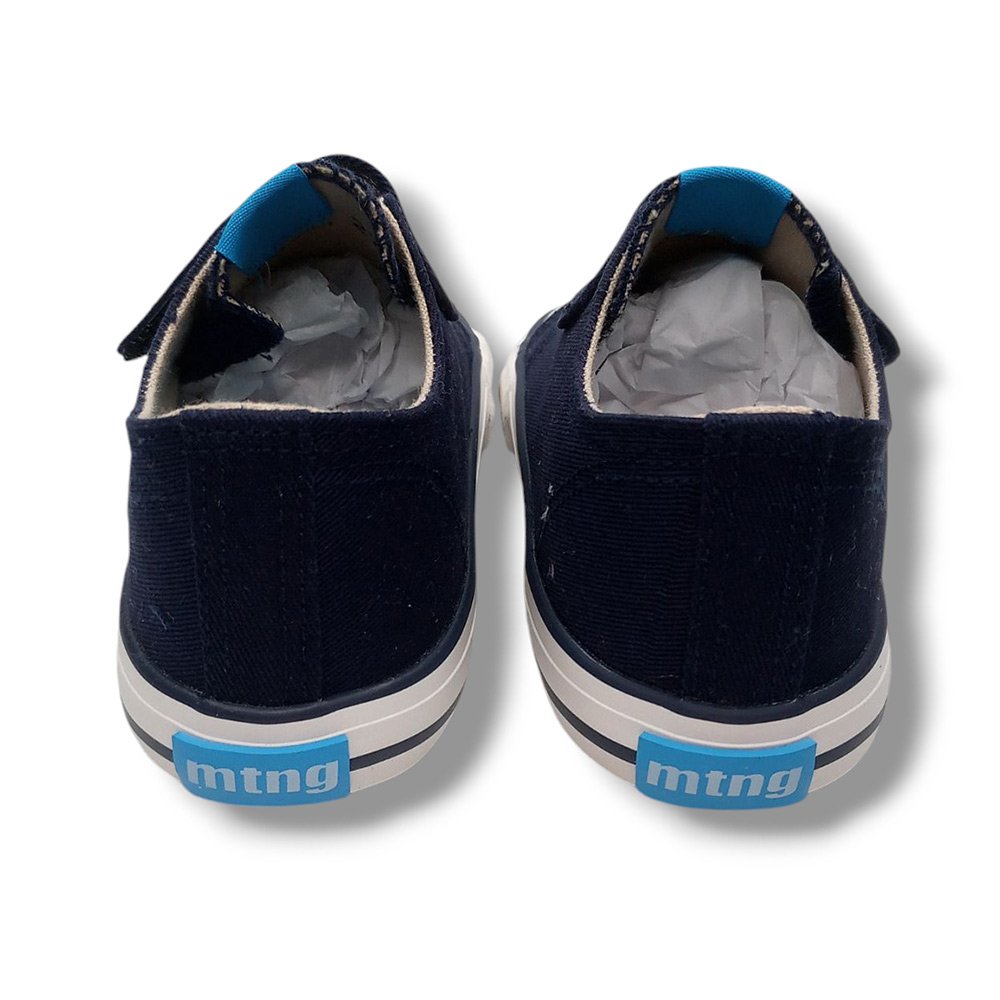 Mustang Zapatilla Lona Sneakers niña 49065 MARINO Zapatillas calzado niños Summer CORDONETS - Imagen 5