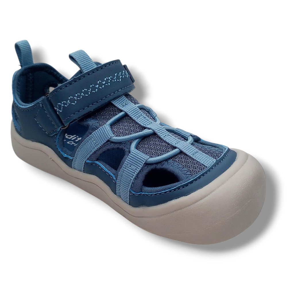 Blanditos by Crio's Sandalia Cerrada Barefoot OLIMPO AZUL25V Niño CORDONETS - Imagen 3