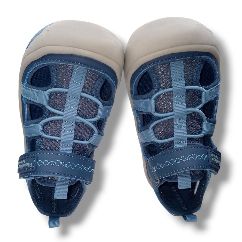 Blanditos by Crio's Sandalia Cerrada Barefoot OLIMPO AZUL25V Niño CORDONETS - Imagen 6