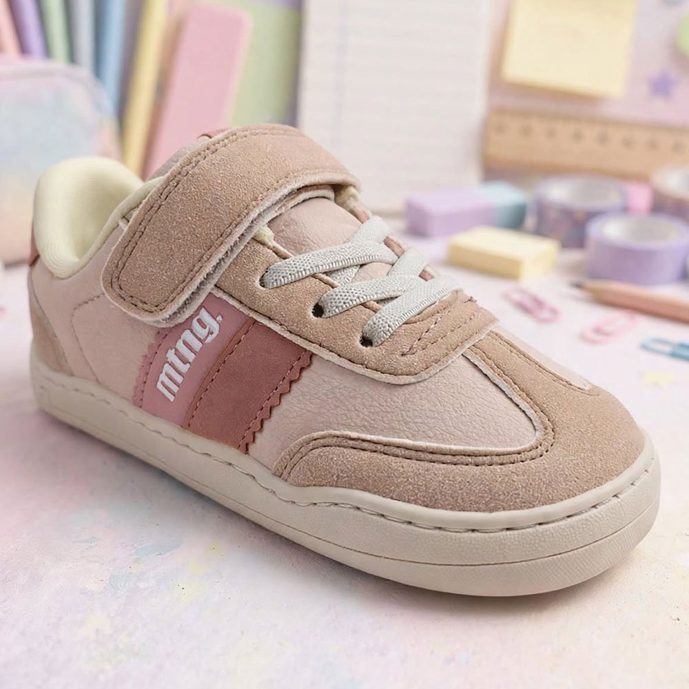 Mustang Zapatilla Niña 49039 C60747 RISE NUDE calzado niños Winter CORDONETS