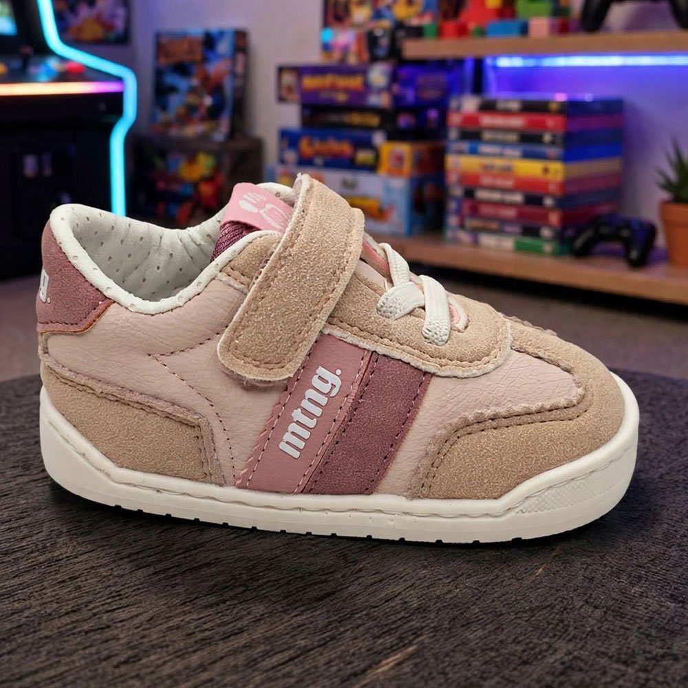 Mustang Zapatilla Niña 49060F C60318 AMBER NUDE calzado niños Winter CORDONETS - Imagen 2