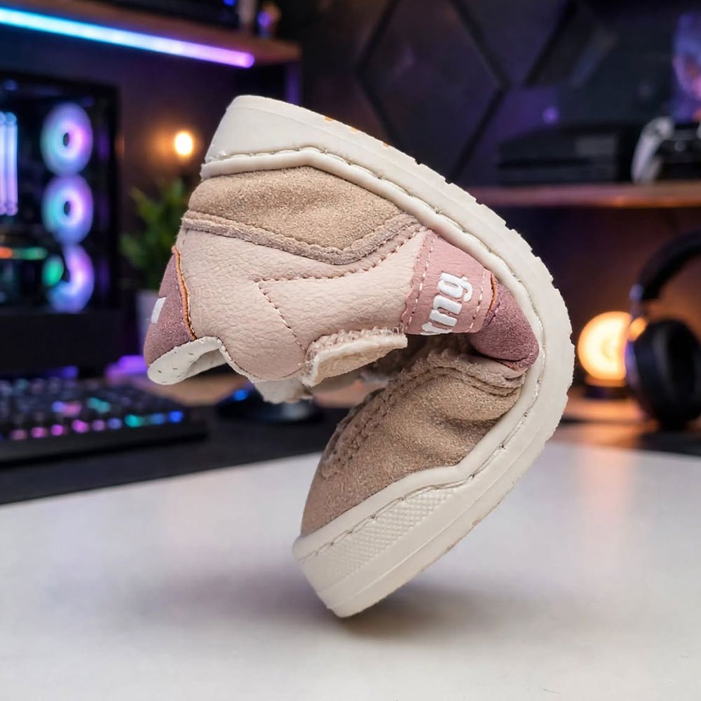 Mustang Zapatilla Niña 49060F C60318 AMBER NUDE calzado niños Winter CORDONETS - Imagen 8
